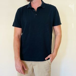 Vince navy polo shirt 100% cotton